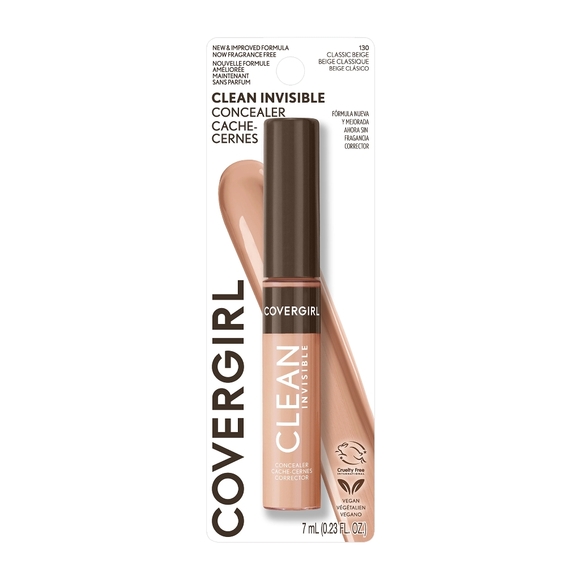 ๐น3/$12 Covergirl Clean Invisible Concealer - 130 Classic Beige - Picture 1 of 4
